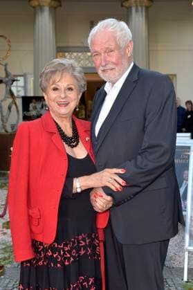 Dagmar Frederic with husband Klaus Lenk at the premiere of the play Der eingebildet Kranke and Dieter Hallervordens 90th birthday at the Schlosspark Theater Berlin, 05 09 2025 Foto:xM.xBehrensx xFuturexImagex hallervorden_5799