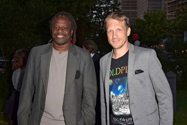 Mola Adebisi and Oliver Pocher at the premiere of the play Der eingebildet Kranke and Dieter Hallervordens 90th birthday at the Schlosspark Theater Berlin, 05 09 2025 Foto:xM.xBehrensx xFuturexImagex hallervorden_5824