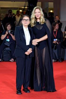 Ildiko Enyedi and Lea Seydoux at the premiere of the feature film Silent Friend Stille Freundin at the Biennale di Venezia 2025 82 Venice International Film Festival at the Palazzo del Cinema Venice, 05 09 2025 Foto:xA.xM.xTinghinox xFuturexImagex friend_5755