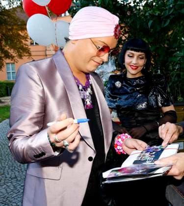Julian F M Stöckel at the premiere of Der eingebildet Kranke and Dieter Hallervordens 90th birthday at the Schloßpark Theater Berlin