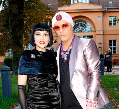 Pauline Stolze, Julian F M Stöckel at the premiere of Der eingebildet Kranke and Dieter Hallervordens 90th birthday at the Schloßpark Theater Berlin