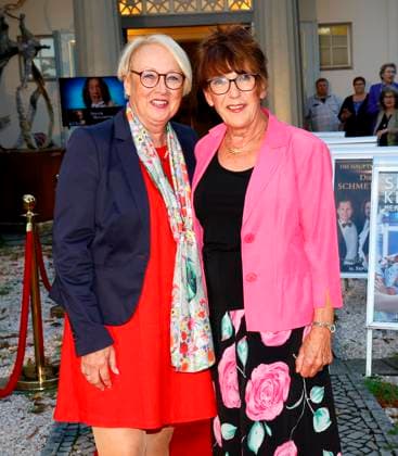 Jutta Jahn, Gabi Jahn at the premiere of Der eingebildet Kranke and Dieter Hallervordens 90th birthday at the Schloßpark Theater Berlin