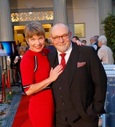 Antje Rietz, Frank Lorenz Engel at the premiere of Der eingebildet Kranke and Dieter Hallervordens 90th birthday at the Schloßpark Theater Berlin