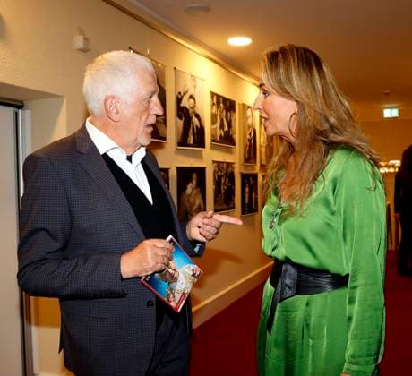 Ilja Richter, Caroline Beil at the premiere of Der eingebildet Kranke and Dieter Hallervordens 90th birthday at the Schloßpark Theater Berlin