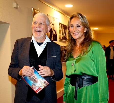 Ilja Richter, Caroline Beil at the premiere of Der eingebildet Kranke and Dieter Hallervordens 90th birthday at the Schloßpark Theater Berlin