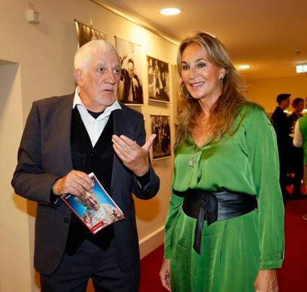 Ilja Richter, Caroline Beil at the premiere of Der eingebildet Kranke and Dieter Hallervordens 90th birthday at the Schloßpark Theater Berlin