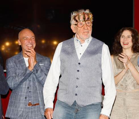 Dieter Hallervorden at the premiere of Der eingebildet Kranke and Dieter Hallervordens 90th birthday at the Schloßpark Theater Berlin