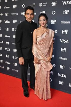 Toronto Gandhi Screening Pratik Gandhi and Bhamini Oza Gandhi attending the screening of the movie Gandhi ahead of Toronto International Film Festival (TIFF) in Toronto, Canada on September 6, 2025. Photo by Julien Reynaud APS-Medias ABACAPRESS.COM Toronto Canada  Copyright: xReynaudxJulien APS-Medias ABACAx
