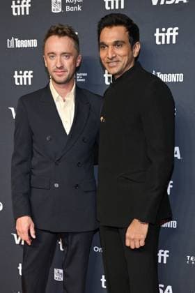 Toronto Gandhi Screening Tom Felton, Pratik Gandhi attending the screening of the movie Gandhi ahead of Toronto International Film Festival (TIFF) in Toronto, Canada on September 6, 2025. Photo by Julien Reynaud APS-Medias ABACAPRESS.COM Toronto Canada  Copyright: xReynaudxJulien APS-Medias ABACAx