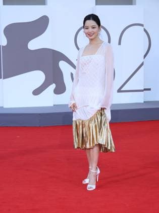 Venice, 82nd Venice International Film Festival 2025 - Evening 11 - Closing Red Carpet Pictured: Xin Zhilei  Copyright: xAlbertoxTerenghi PoolxPhotoxEventsx06x xipa-agency.netx xPoolxPhotoxEventsx06x IPA_Agency_IPA64330919