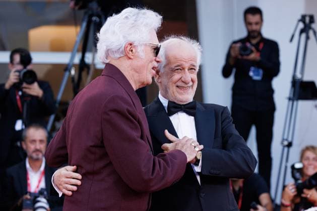 News - 2025 Closing Ceremony Red Carpet - The 82nd Venice International Film Festival Jim Jarmusch and Toni Servillo attend the 2025 Closing Ceremony red carpet during the 82nd Venice International Film Festival on September 06, 2025 in Venice, Italy. Photo: Cinzia Camela. Lido di Venezia Palazzo del Cinema Italy Copyright: xCinziaxCamelax xLiveMediax LPN_2012596
