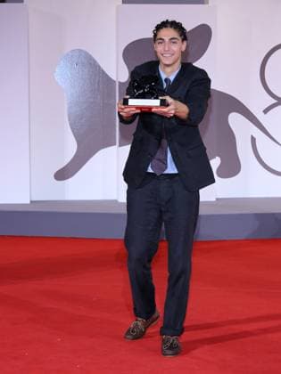 Venice, 82nd Venice International Film Festival 2025 - Evening 11: Closing Ceremony. Winners Photocall. Pictured: Giacomo Covi  Copyright: xAlbertoxTerenghi PoolxPhotoxEventsx06x xipa-agency.netx xPoolxPhotoxEventsx06x IPA_Agency_IPA64334120
