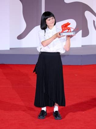 Venice, 82nd Venice Film Festival 2025 - Evening 11: Closing Ceremony. Winners Photocall. Pictured: Nastia Korkia  Copyright: xAlbertoxTerenghix xipa-agency.netx xPoolxPhotoxEventsx06x IPA_Agency_IPA64334124
