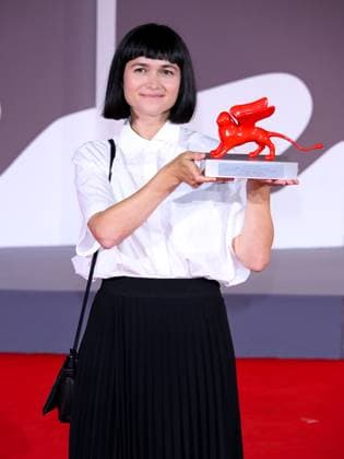 Venice, 82nd Venice Film Festival 2025 - Evening 11: Closing Ceremony. Winners Photocall. Pictured: Nastia Korkia  Copyright: xAlbertoxTerenghix xipa-agency.netx xPoolxPhotoxEventsx06x IPA_Agency_IPA64334131