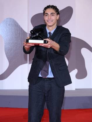 Venice, 82nd Venice International Film Festival 2025 - Evening 11: Closing Ceremony. Winners Photocall. Pictured: Giacomo Covi  Copyright: xAlbertoxTerenghi PoolxPhotoxEventsx06x xipa-agency.netx xPoolxPhotoxEventsx06x IPA_Agency_IPA64334188
