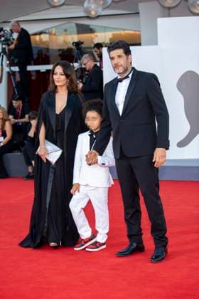 82nd Venice Film Festival Closing Ceremony Red Carpet - part 2 Palazzo del Cinema - Venice Lido, Italy Maryam Touzani;guest;Nabil Ayouch 82nd Venice Film Festival Closing Ceremony Red Carpet - part 2 Palazzo del Cinema - Venice Lido, Italy 6th September 2025  Copyright: xSGPx