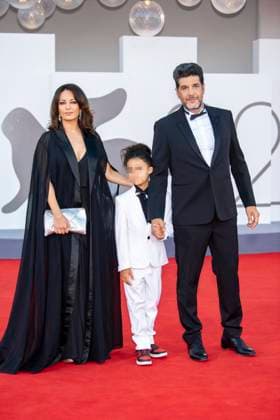 82nd Venice Film Festival Closing Ceremony Red Carpet - part 2 Palazzo del Cinema - Venice Lido, Italy Maryam Touzani;guest;Nabil Ayouch 82nd Venice Film Festival Closing Ceremony Red Carpet - part 2 Palazzo del Cinema - Venice Lido, Italy 6th September 2025  Copyright: xSGPx