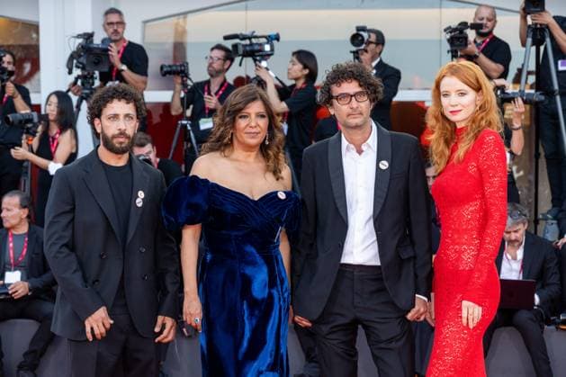 82nd Venice Film Festival Closing Ceremony Red Carpet - part 2 Palazzo del Cinema - Venice Lido, Italy Motaz Malhees;Kaouther Ben Hania;Nadim Cheikhrouha;Odessa Rae 82nd Venice Film Festival Closing Ceremony Red Carpet - part 2 Palazzo del Cinema - Venice Lido, Italy 6th September 2025  Copyright: xMAXxMONTINGELLI SGPx