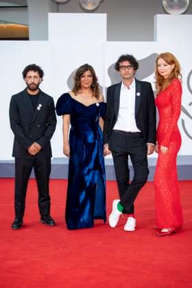 82nd Venice Film Festival Closing Ceremony Red Carpet - part 2 Palazzo del Cinema - Venice Lido, Italy Motaz Malhees;Kaouther Ben Hania;Nadim Cheikhrouha;Odessa Rae 82nd Venice Film Festival Closing Ceremony Red Carpet - part 2 Palazzo del Cinema - Venice Lido, Italy 6th September 2025  Copyright: xSGPx