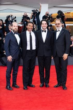 82nd Venice Film Festival Closing Ceremony Red Carpet - part 2 Palazzo del Cinema - Venice Lido, Italy guests;Benny Safdie;Andrea Romeo 82nd Venice Film Festival Closing Ceremony Red Carpet - part 2 Palazzo del Cinema - Venice Lido, Italy 6th September 2025  Copyright: xMAXxMONTINGELLI SGPx