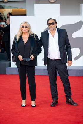 82nd Venice Film Festival Closing Ceremony Red Carpet - part 2 Palazzo del Cinema - Venice Lido, Italy Mara Venier;guest 82nd Venice Film Festival Closing Ceremony Red Carpet - part 2 Palazzo del Cinema - Venice Lido, Italy 6th September 2025  Copyright: xSGPx