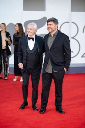 82nd Venice Film Festival Closing Ceremony Red Carpet - part 2 Palazzo del Cinema - Venice Lido, Italy Nino D Angelo;Antonio D Angelo 82nd Venice Film Festival Closing Ceremony Red Carpet - part 2 Palazzo del Cinema - Venice Lido, Italy 6th September 2025  Copyright: xSGPx