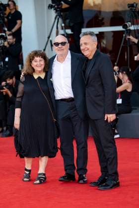 82nd Venice Film Festival Closing Ceremony Red Carpet - part 2 Palazzo del Cinema - Venice Lido, Italy Donatella Palermo;Gianfranco Rosi;Paolo Del Brocco 82nd Venice Film Festival Closing Ceremony Red Carpet - part 2 Palazzo del Cinema - Venice Lido, Italy 6th September 2025  Copyright: xSGPx