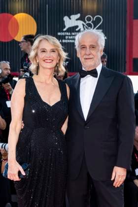 82nd Venice Film Festival Closing Ceremony Red Carpet - part 2 Palazzo del Cinema - Venice Lido, Italy Manuela Lamanna;Toni Servillo 82nd Venice Film Festival Closing Ceremony Red Carpet - part 2 Palazzo del Cinema - Venice Lido, Italy 6th September 2025  Copyright: xALFONSOxCATALANO SGPITALIAx
