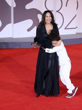 Venice, 82nd Venice International Film Festival 2025 - Evening 11: Closing Ceremony. Winners Photocall. Pictured: Maryam Touzani  Copyright: xAlbertoxTerenghi PoolxPhotoxEventsx06x xipa-agency.netx xPoolxPhotoxEventsx06x IPA_Agency_IPA64335106