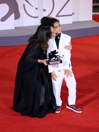 Venice, 82nd Venice International Film Festival 2025 - Evening 11: Closing Ceremony. Winners Photocall. Pictured: Maryam Touzani  Copyright: xAlbertoxTerenghi PoolxPhotoxEventsx06x xipa-agency.netx xPoolxPhotoxEventsx06x IPA_Agency_IPA64335171