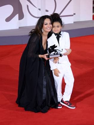 Venice, 82nd Venice International Film Festival 2025 - Evening 11: Closing Ceremony. Winners Photocall. Pictured: Maryam Touzani  Copyright: xAlbertoxTerenghi PoolxPhotoxEventsx06x xipa-agency.netx xPoolxPhotoxEventsx06x IPA_Agency_IPA64335191