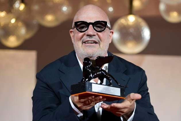 January 1, 2021, Venice, Italy: Italian director Gianfranco Rosi holds the Special Jury Prize for his movie ˜Sotto le nuvole™ during the closing ceremony of the 82nd annual Venice International Film Festival, in Venice, Italy, 06 September 2025. The 82nd edition of the festival runs from 27 August to 06 September 2025. ANSA RICCARDO ANTIMIANI. Venice Italy  - ZUMAa110 20210101_zaf_a110_376 Copyright: xRiccardoxAntimianix