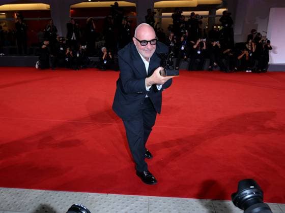 Venice, 82nd Venice International Film Festival 2025 - Evening 11: Closing Ceremony. Winners Photocall. Pictured: Gianfranco Rosi  Copyright: xAlbertoxTerenghi PoolxPhotoxEventsx06x xipa-agency.netx xPoolxPhotoxEventsx06x IPA_Agency_IPA64337048
