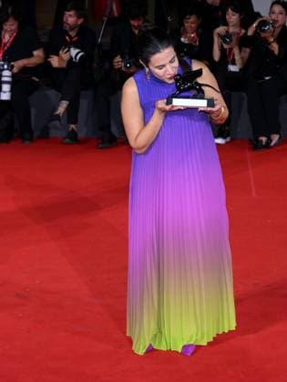 Venice, 82nd Venice International Film Festival 2025 - Evening 11: Closing Ceremony. Winners Photocall. Pictured: Négar Motevalymeidanshah  Copyright: xAlbertoxTerenghi PoolxPhotoxEventsx06x xipa-agency.netx xPoolxPhotoxEventsx06x IPA_Agency_IPA64337126
