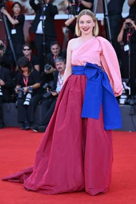 Venice Closing Red Carpet AM Luna Wedler attending the Closing Red Carpet of the 82nd Venice International Film Festival at the Lido in Venice, Italy on September 06, 2025. Photo by Aurore Marechal ABACAPRESS.COM Venice Italy  Copyright: xMarechalxAurore ABACAx