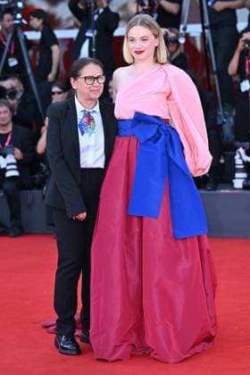 Venice Closing Red Carpet AM ldiko Enyedi and Luna Wedler attending the Closing Red Carpet of the 82nd Venice International Film Festival at the Lido in Venice, Italy on September 06, 2025. Photo by Aurore Marechal ABACAPRESS.COM Venice Italy  Copyright: xMarechalxAurore ABACAx