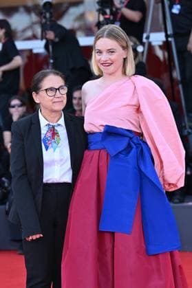 Venice Closing Red Carpet AM ldiko Enyedi and Luna Wedler attending the Closing Red Carpet of the 82nd Venice International Film Festival at the Lido in Venice, Italy on September 06, 2025. Photo by Aurore Marechal ABACAPRESS.COM Venice Italy  Copyright: xMarechalxAurore ABACAx