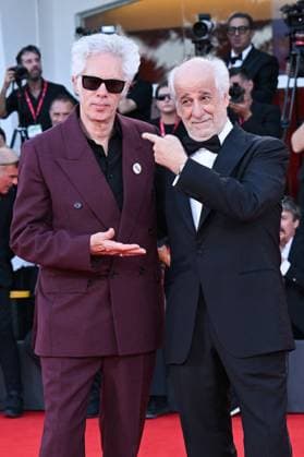 Venice Closing Red Carpet AM Jim Jarmusch and Toni Servillo attending the Closing Red Carpet of the 82nd Venice International Film Festival at the Lido in Venice, Italy on September 06, 2025. Photo by Aurore Marechal ABACAPRESS.COM Venice Italy  Copyright: xMarechalxAurore ABACAx