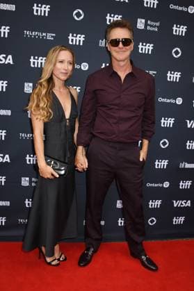 TORONTO, CA - SEPTEMBER 6: Shauna Robertson and Edward Norton at the 50th Toronto International Film Festival presentation of Netflix™ Wake Up Dead Man: A Knives Out Mystery on September 6, 2025 at The Princess Of Wales Theatre in Toronto, Canada. Copyright: xMediaPunchx