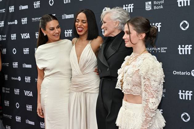 Toronto Wake Up Dead Man Screening Mila Kunis, Kerry Washington, Glenn Close, Cailee Spaeny attending the screening of the movie Wake Up Dead Man ahead of Toronto International Film Festival (TIFF) in Toronto, Canada on September 6, 2025. Photo by Julien Reynaud APS-Medias ABACAPRESS.COM Toronto Canada  Copyright: xReynaudxJulien APS-Medias ABACAx