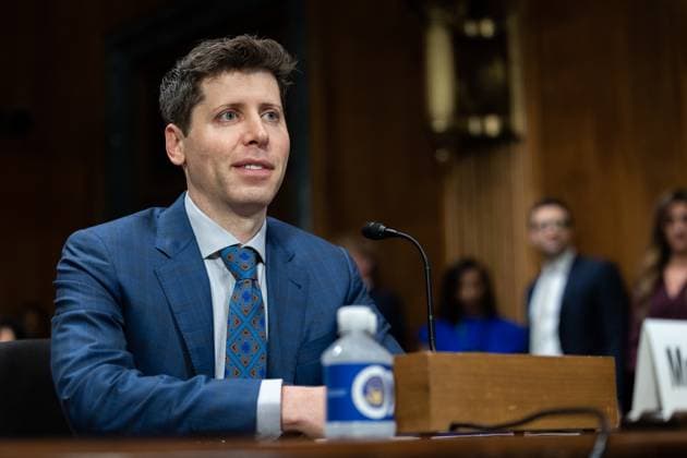 OpenAI CEO Testifies on Artificial Intelligence WASHINGTON DC, UNITED STATES - MAY 16: Open AI’s CEO Sam Altman testifies at an oversight hearing by the Senate Judiciary’s Subcommittee on Privacy, Technology, and the Law to examine A.I., focusing on rules for artificial intelligence in Washington, DC on May 16th, 2023. Washington United States. Editorial use only. Please get in touch for any other usage.  Copyright: x2025xAnadoluxNathanxPosnerx