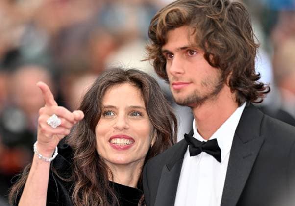 2023 Cannes Film Festival, opening ceremony PARIS, FRANCE - MAY 16: French actor Diego Le Fur (R) and French actress and director Maiwenn (L) arrive for the opening ceremony and the screening of the film Jeanne du Barry during the 76th edition of the Cannes Film Festival in Cannes, southern France on May 16, 2023. Provence-Alpes-Cote d Azur France. Editorial use only. Please get in touch for any other usage.  Copyright: x2025xAnadoluxMustafaxYalcÄ±nx