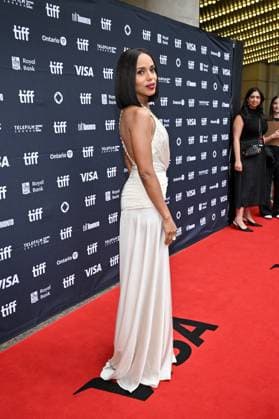 Toronto Wake Up Dead Man Screening Kerry Washington attending the screening of the movie Wake Up Dead Man ahead of Toronto International Film Festival (TIFF) in Toronto, Canada on September 6, 2025. Photo by Julien Reynaud APS-Medias ABACAPRESS.COM Toronto Canada  Copyright: xReynaudxJulien APS-Medias ABACAx