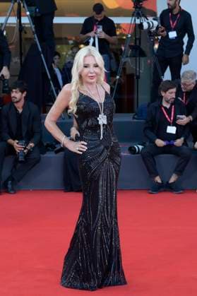 Closing ceremony red carpet in Venice Lido, Italy - 06 Sep 2025 Monika Bacardi attends the closing ceremony red carpet of 82nd Venice Film Festival in Venice Lido at Palazzo del Cinema. Venice Lido Italy Copyright: xMarioxCartellix xSOPAxImagesx _DSC7786