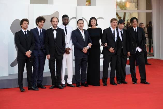 Closing ceremony red carpet in Venice Lido, Italy - 06 Sep 2025 (L-R) Hugo Sélignac, Louis Garrel, Lala &ce, Stéphane Bak, Thomas Bangalter, Cédric Jimenez, Adèle Exarchopoulos, Gilles Lellouche and Olivier Demangel attend the closing ceremony red carpet of 82nd Venice Film Festival in Venice Lido at Palazzo del Cinema. Venice Lido Italy Copyright: xMarioxCartellix xSOPAxImagesx _DSC7931