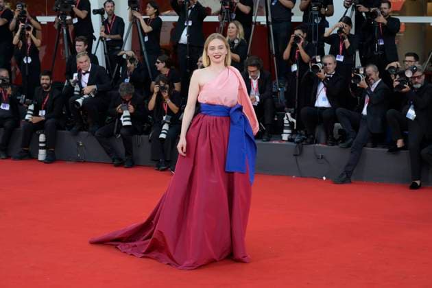 Closing ceremony red carpet in Venice Lido, Italy - 06 Sep 2025 Lunaa Wedler attends the closing ceremony red carpet of 82nd Venice Film Festival in Venice Lido at Palazzo del Cinema. Venice Lido Italy Copyright: xMarioxCartellix xSOPAxImagesx _DSC7938