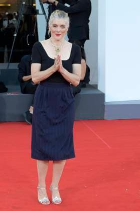 Closing ceremony red carpet in Venice Lido, Italy - 06 Sep 2025 Valerie Donzelli attends the closing ceremony red carpet of 82nd Venice Film Festival in Venice Lido at Palazzo del Cinema. Venice Lido Italy Copyright: xMarioxCartellix xSOPAxImagesx _DSC8113
