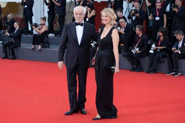 Closing ceremony red carpet in Venice Lido, Italy - 06 Sep 2025 Tony Servillo (l) and Manuela Lamanna (r) attend the closing ceremony red carpet of 82nd Venice Film Festival in Venice Lido at Palazzo del Cinema. Venice Lido Italy Copyright: xMarioxCartellix xSOPAxImagesx _DSC8119