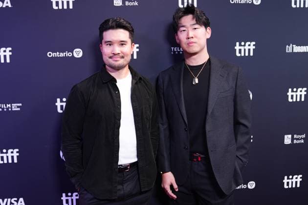 2025 Toronto International Film Festival - Good Fortune TORONTO, CANADA - SEPTEMBER 6 : Lloyd Lee Choi (L) and Tony Yang attend the premiere of ‘Good Fortune’ during the 2025 Toronto International Film Festival at Roy Thomson Hall in Toronto, Ontario, Canada on September 6, 2025. Mert Alper Dervis Anadolu Ontario Canada. Editorial use only. Please get in touch for any other usage.  Copyright: x2025xAnadoluxMertxAlperxDervisx