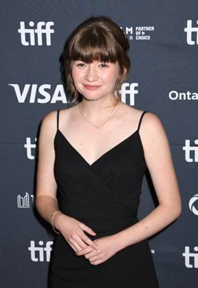 TORONTO, CA - SEPTEMBER 6: Jade Croot at the 50th Toronto International Film Festival presentation of Sacrifice on September 6, 2025 at The Princess Of Wales Theatre in Toronto, Canada. Copyright: xMediaPunchx
